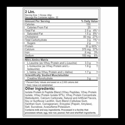 Proteína Nitro Tech 2 Libras Muscletech